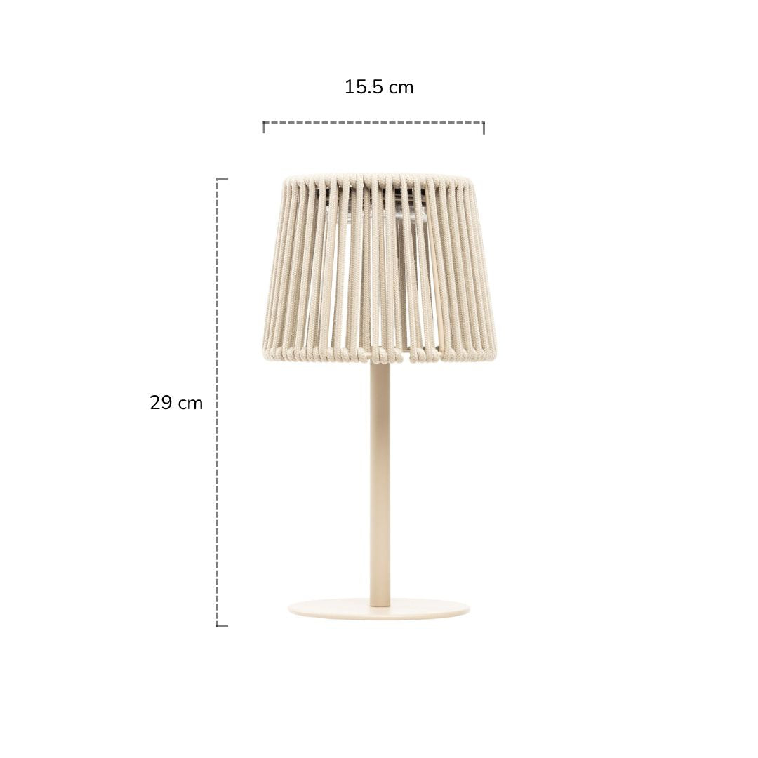 Pack 2 Lámparas Solares Søvik Beige