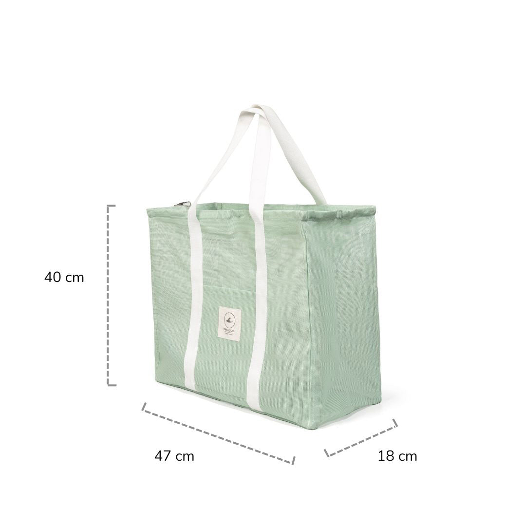 Bolso playa Coral Reef Verde