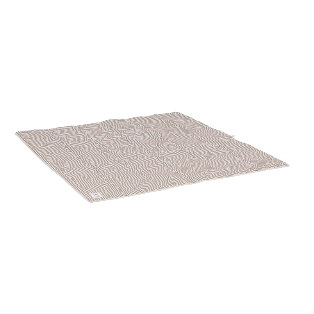 Manta Picnic Biarritz Beige Lineas
