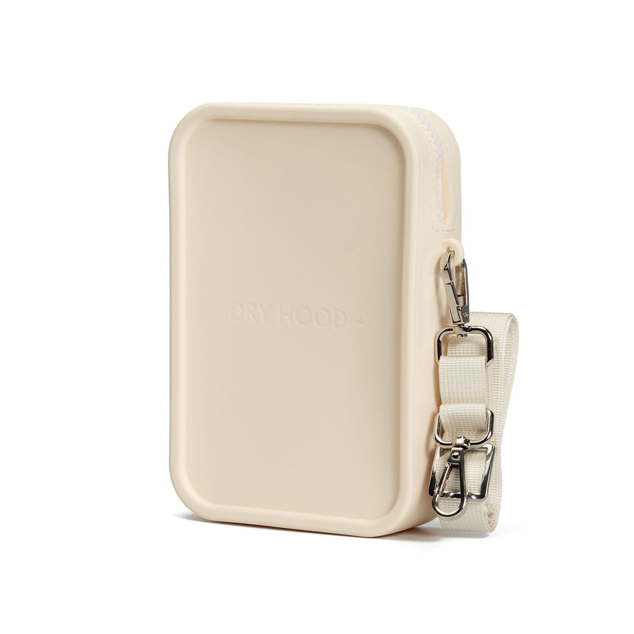 cartera silicona crema