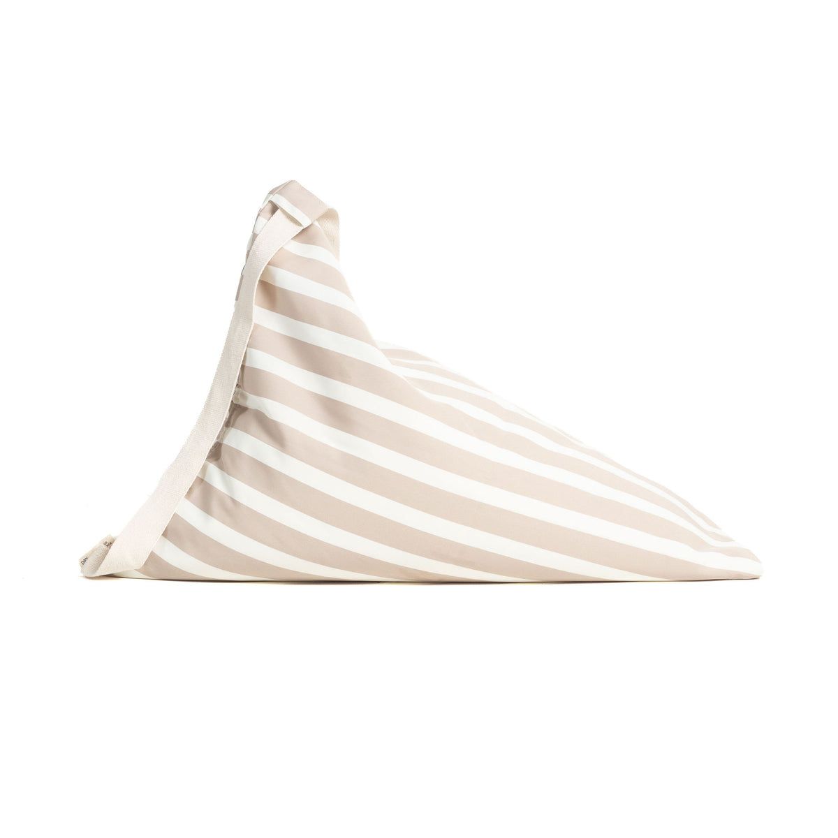 Cojín de Playa Dune Beige Lines con relleno de plumavit