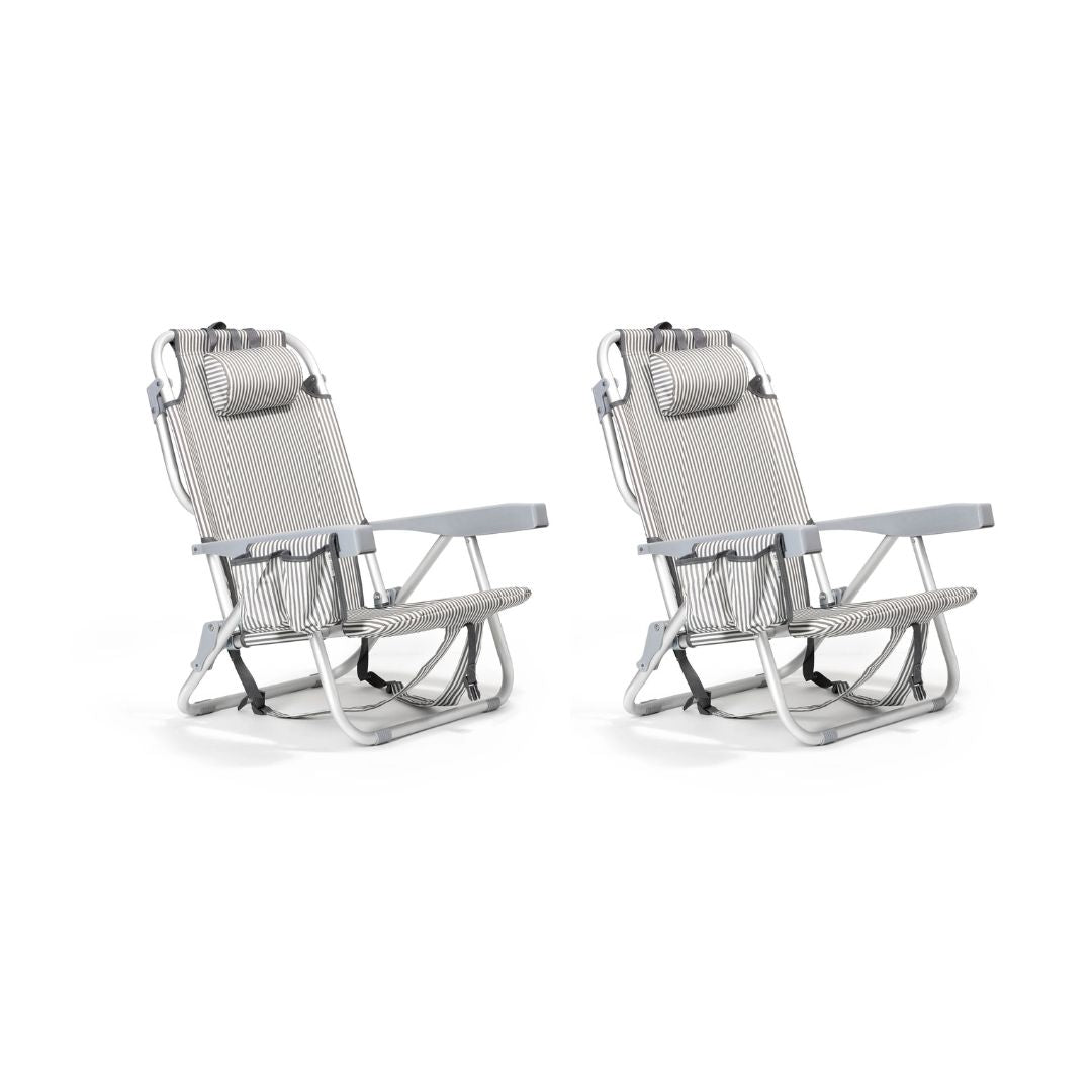 Pack 2 Sillas Traveler Gris