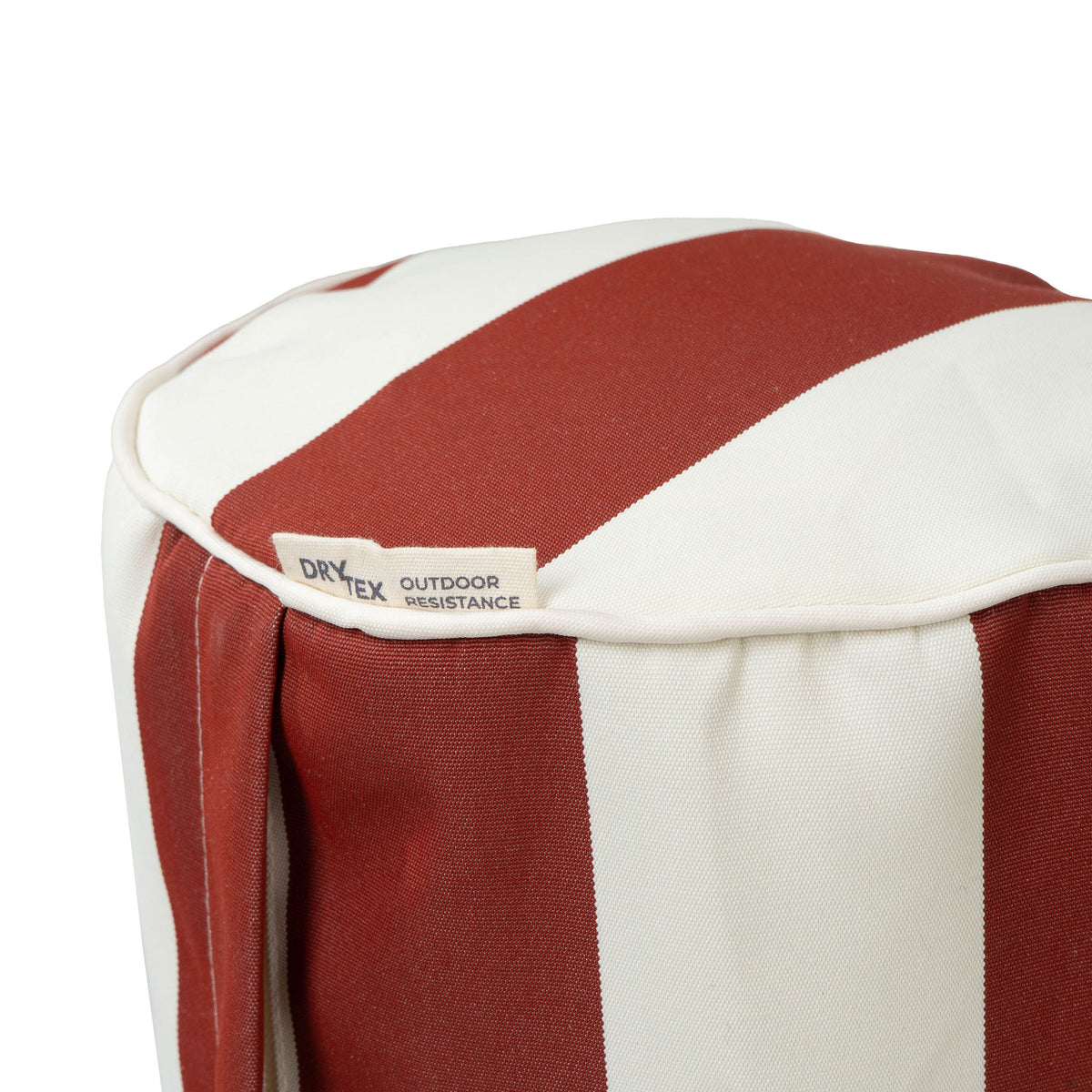 Cojín Cilindro Maison Rojo Líneas