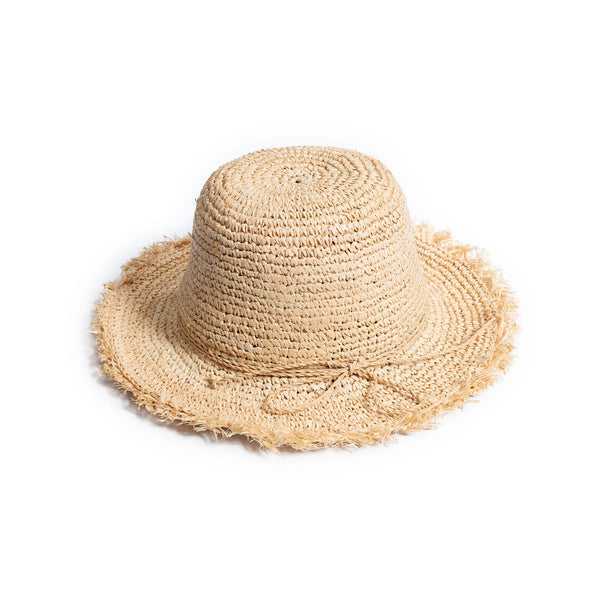 sombrero  de playa paja