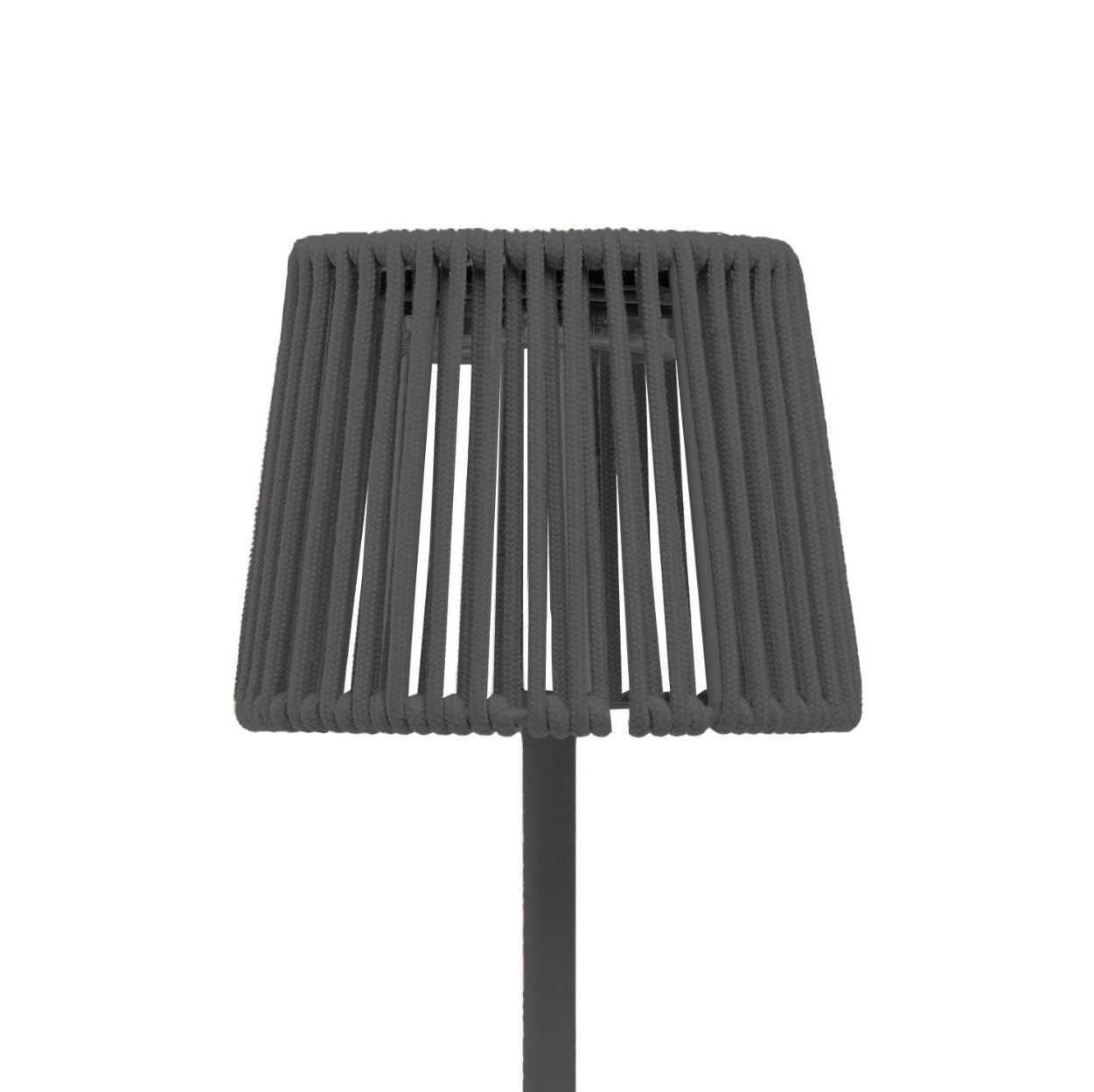 Lampara negra con carga solar