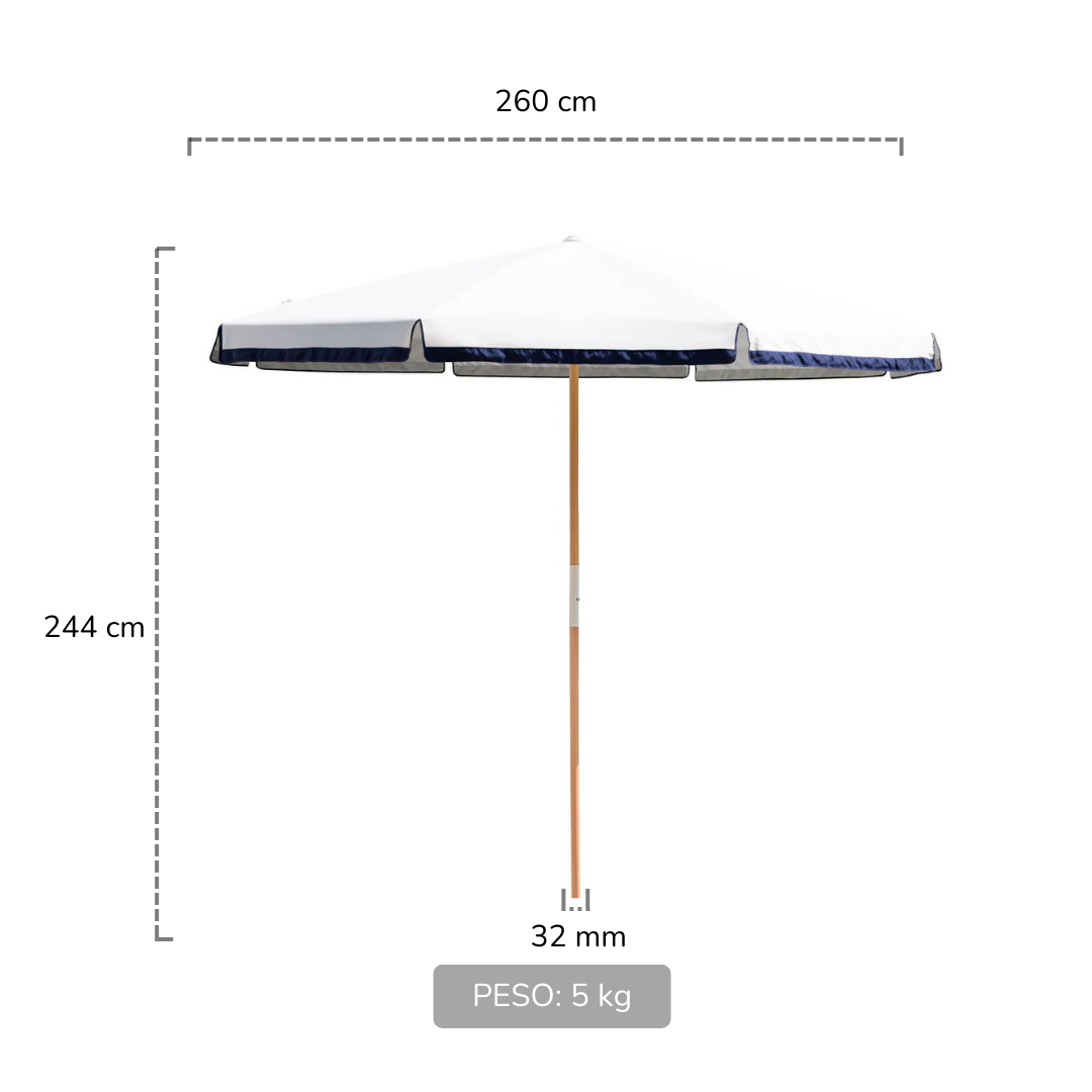 Quitasol de Terraza Lifetime Crema