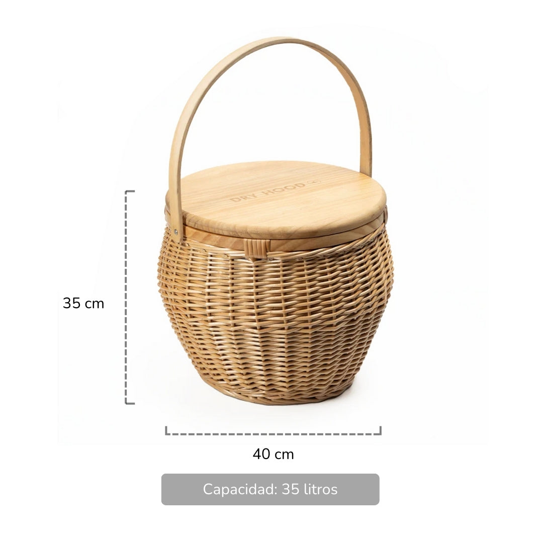 Medidas cooler rattan