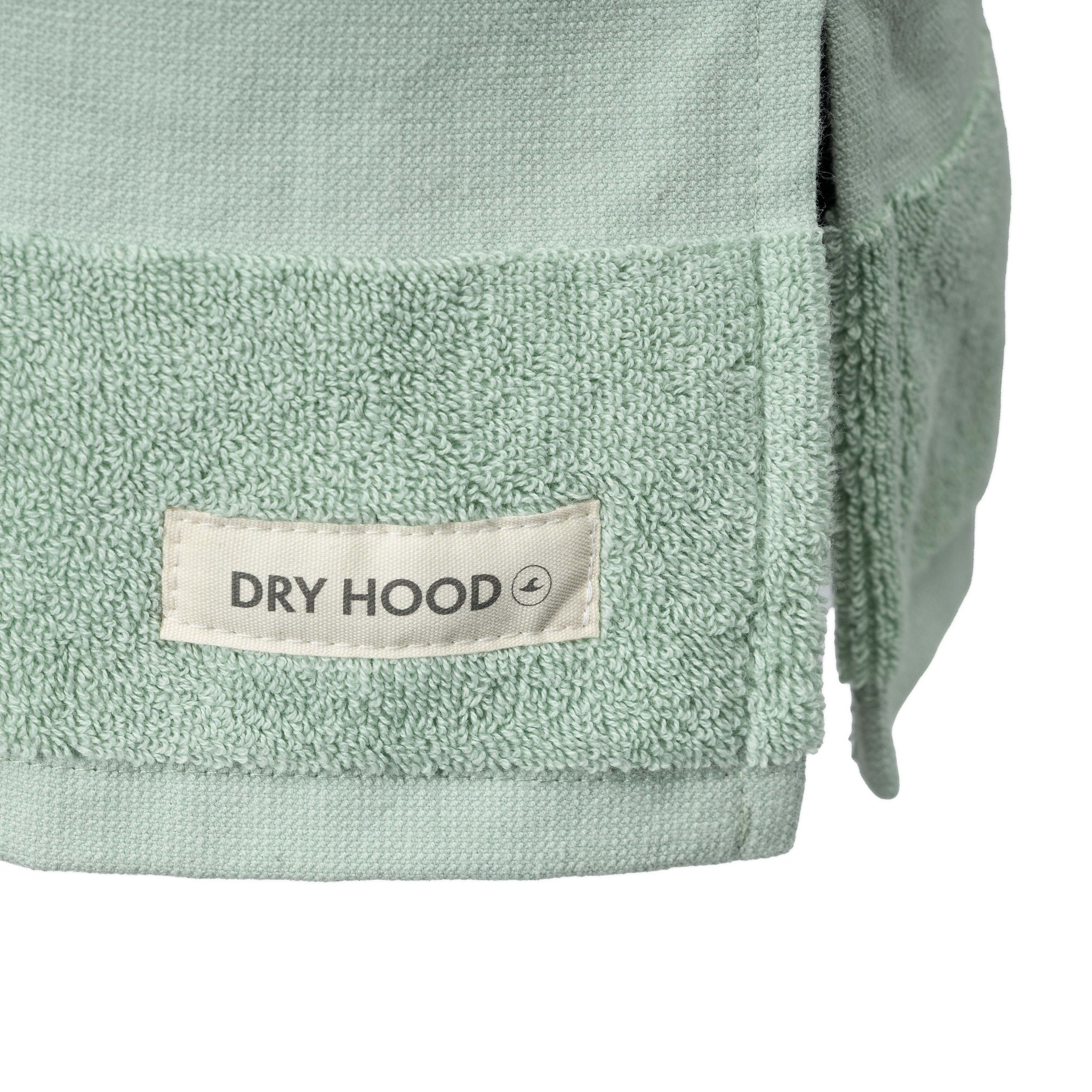 poncho toalla niños verde