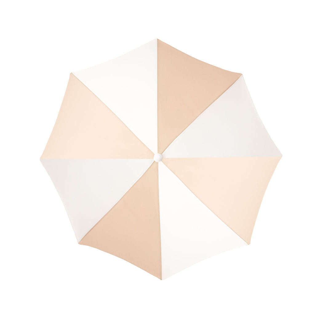 Sombrilla de playa beige