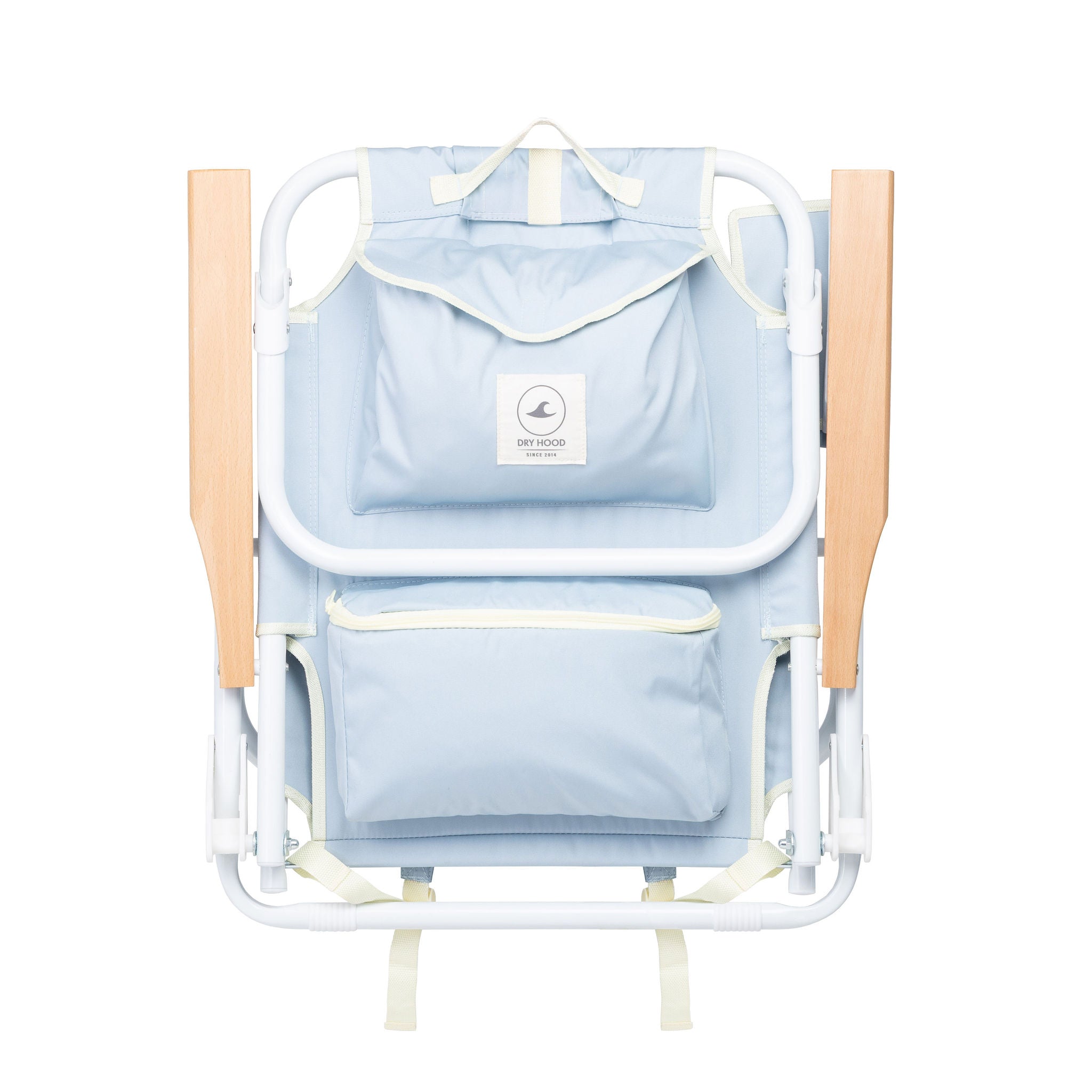 Silla de playa celeste