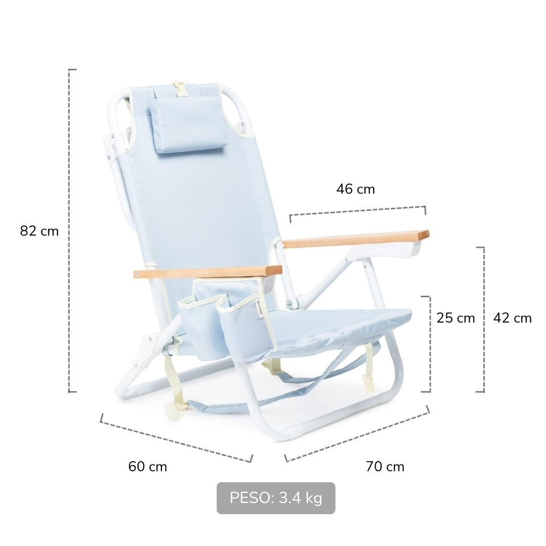 silla de playa plegable