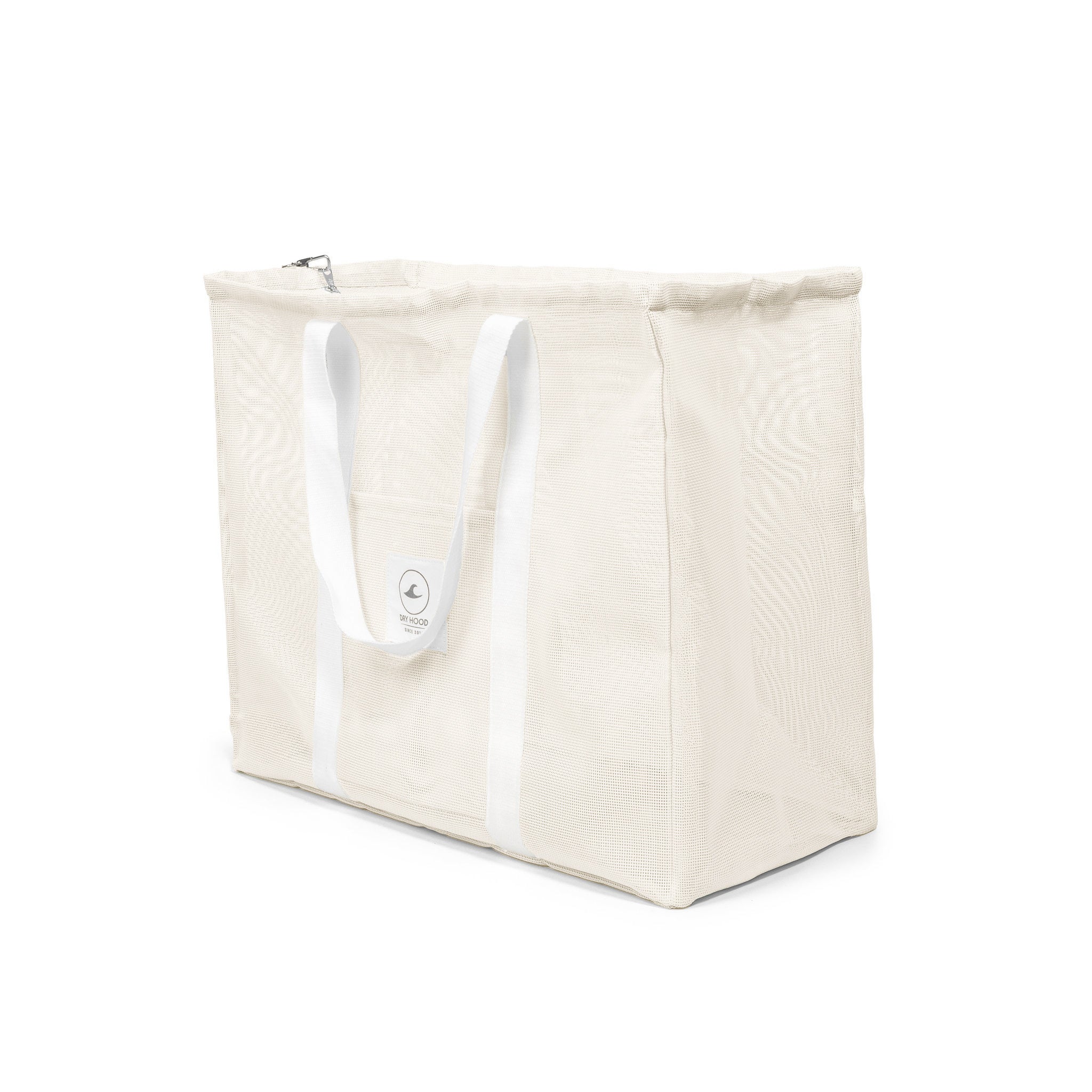 Bolso de playa malla crema