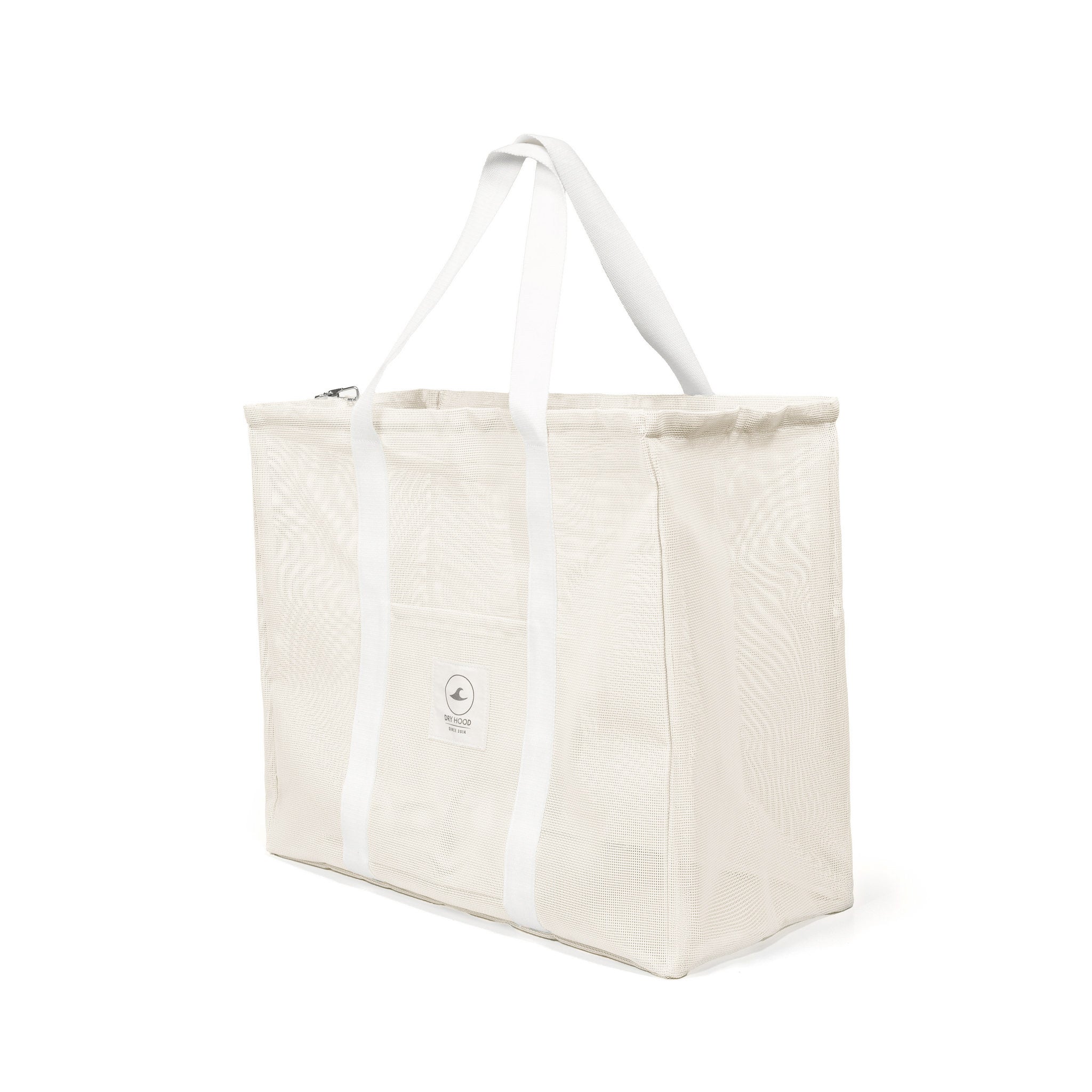 Bolso de playa malla crema