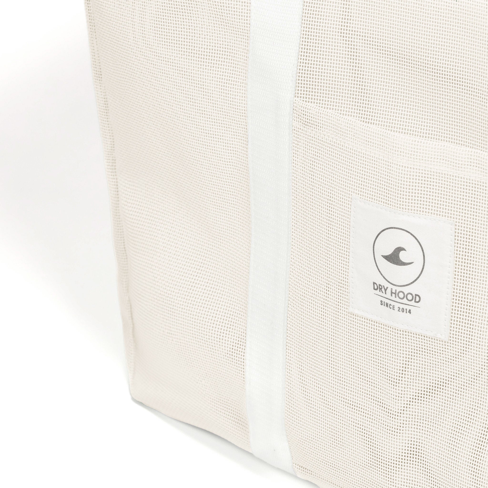 Bolso de playa malla crema