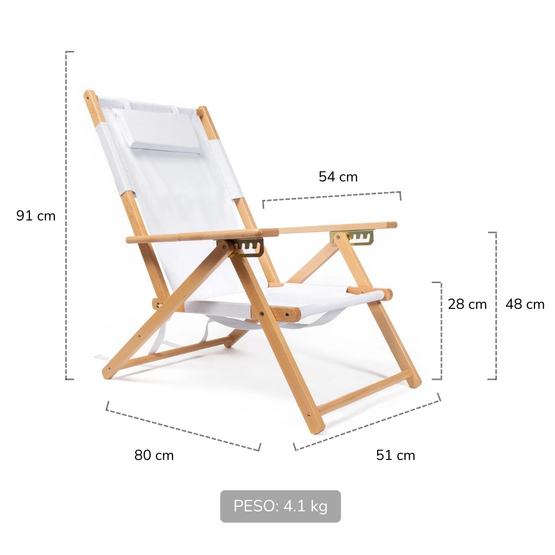 Silla Madera Casablanca Crema