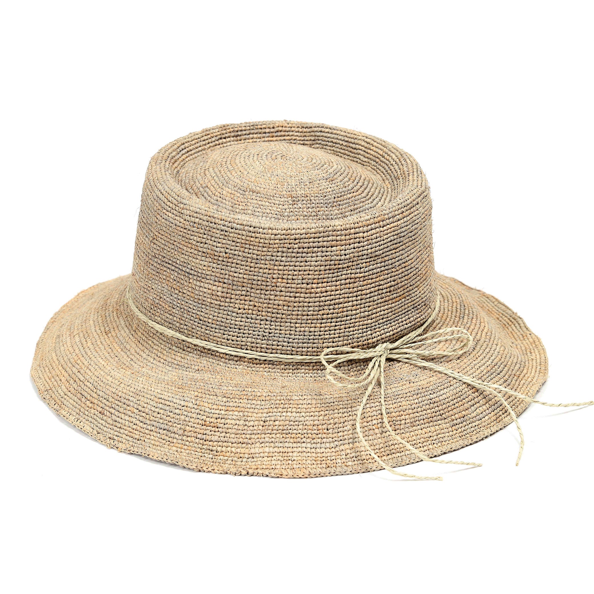 sombrero playa raffia