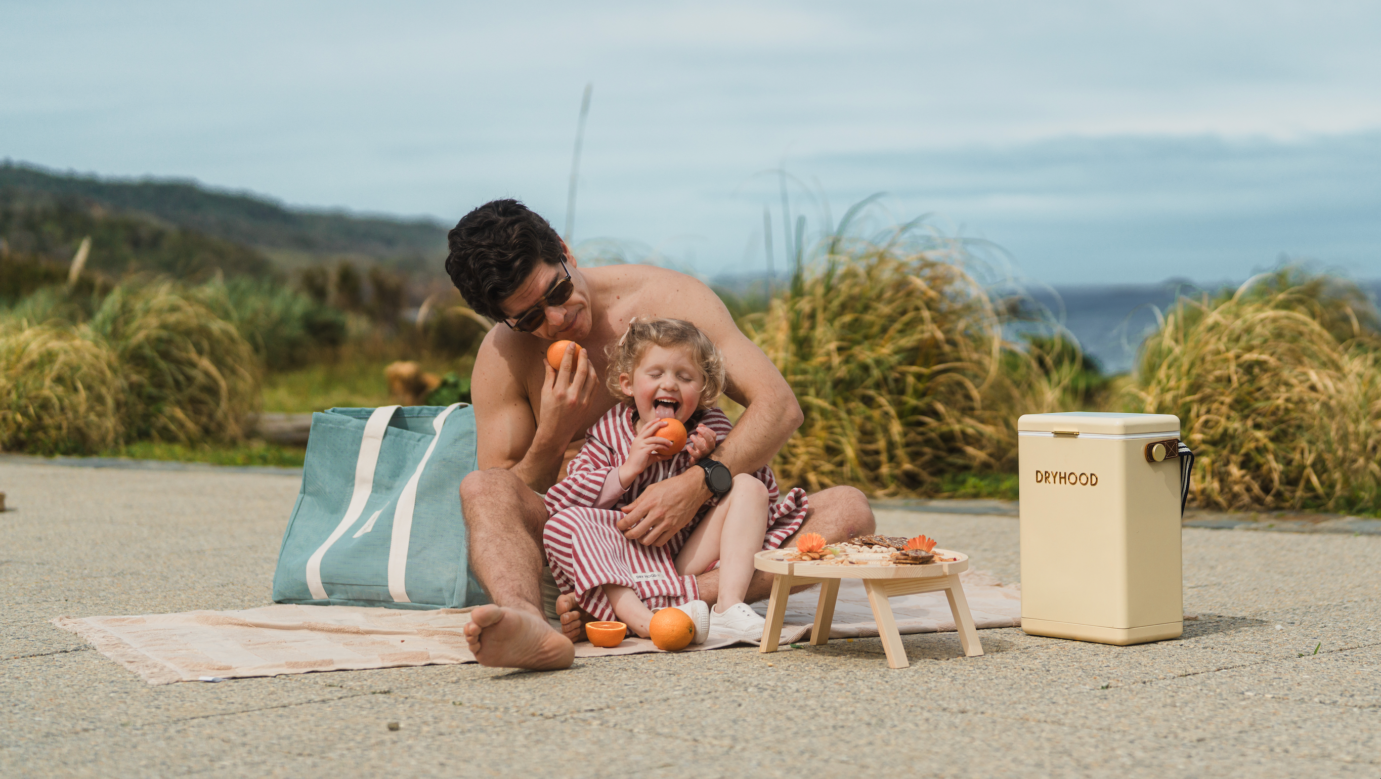 mesa de madera de picnic