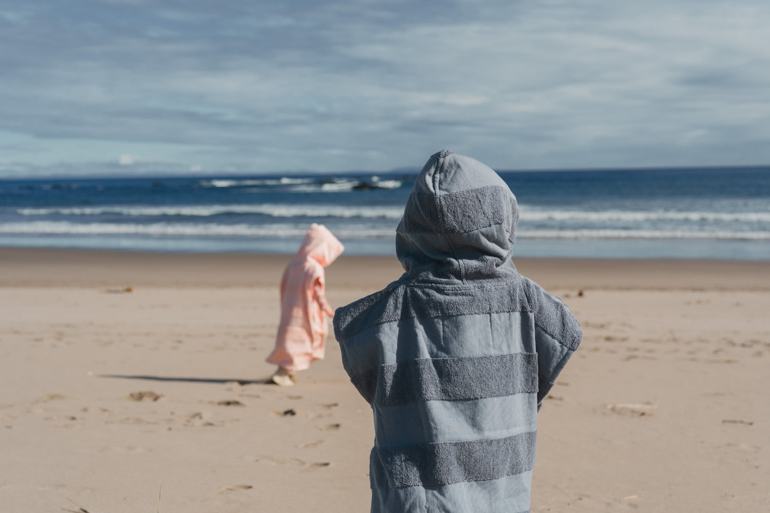 poncho para niños de toalla