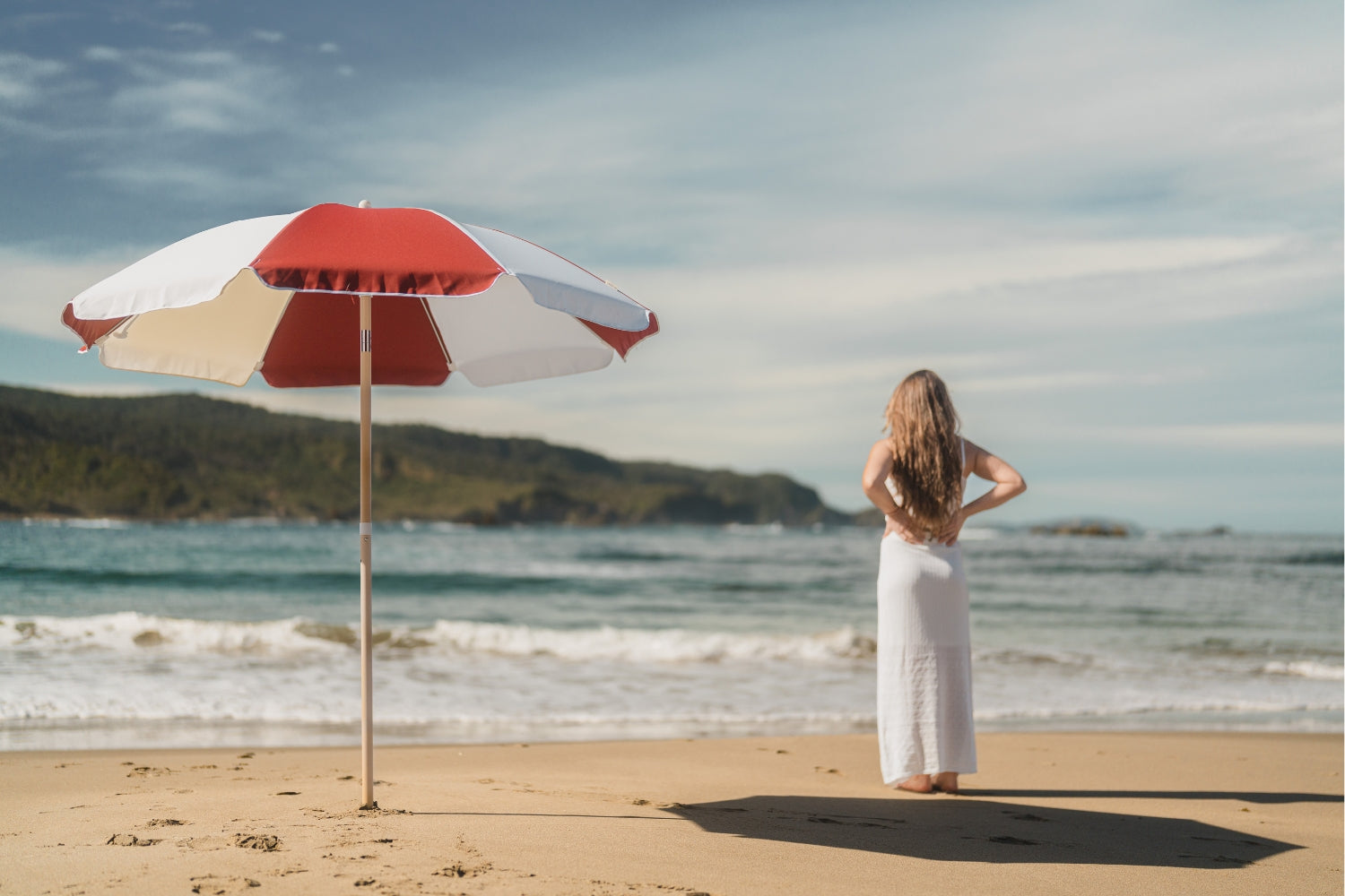 quitasol de playa con proteccion uv