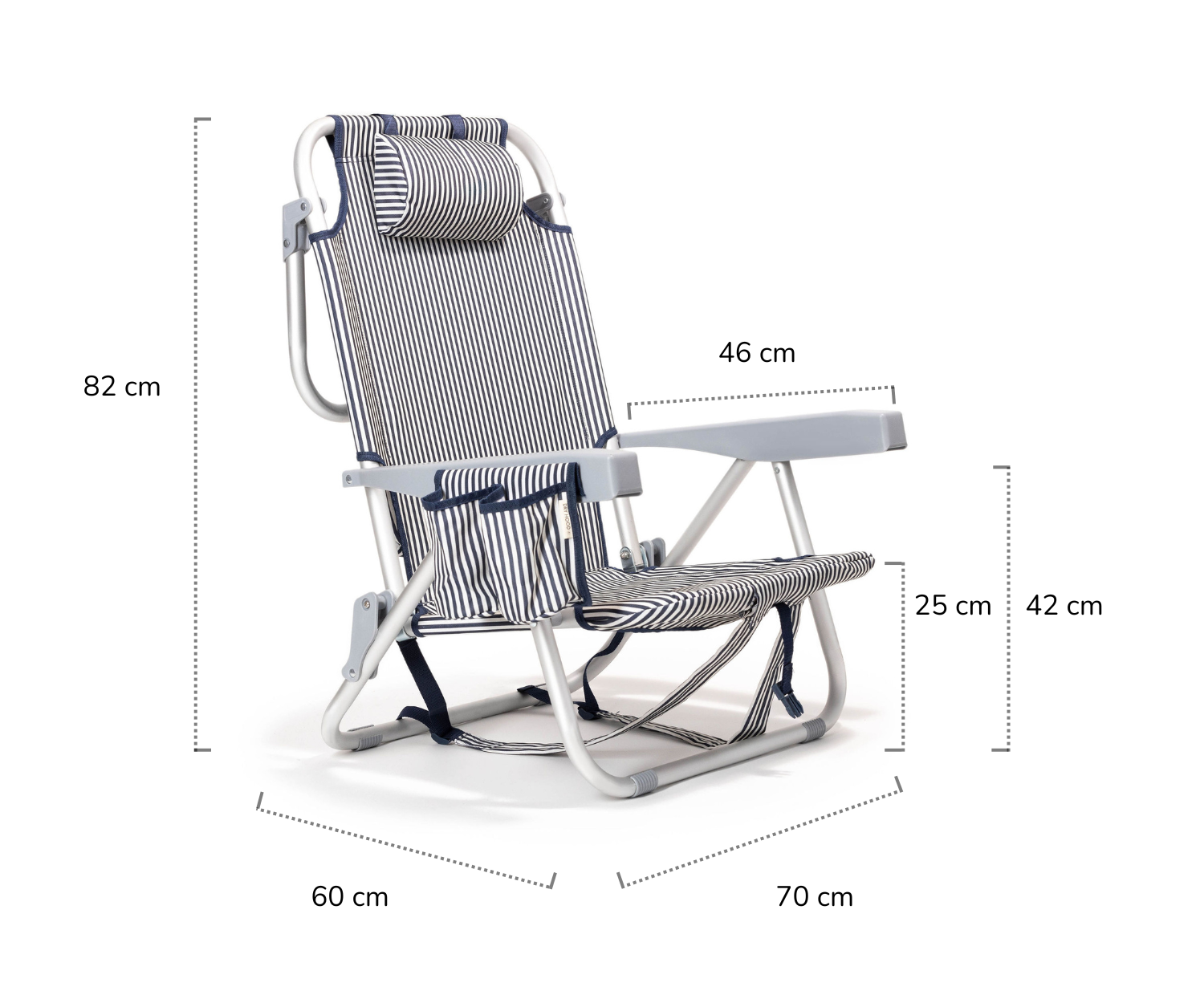 Medidas silla de playa traveler