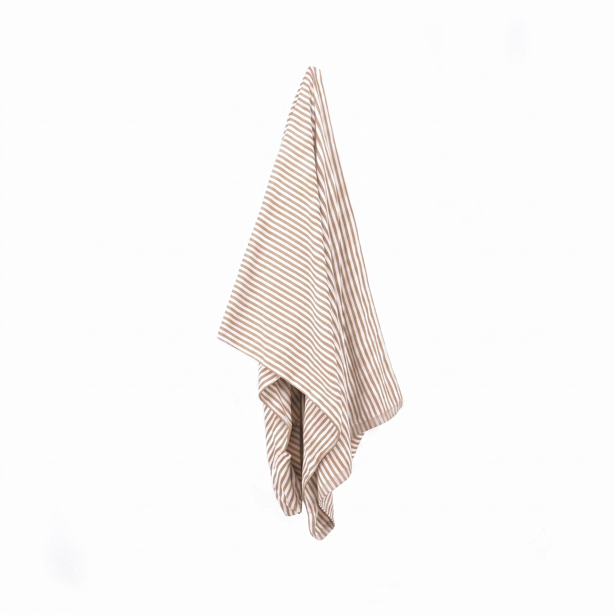 toalla de reposera lineas beige