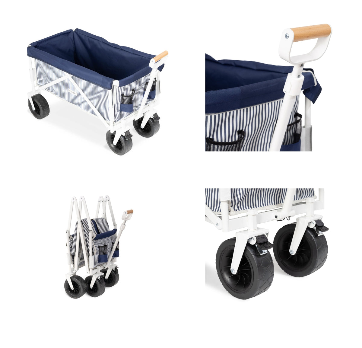 Caracteristicas Carrito de Playa Discovery Azul Líneas