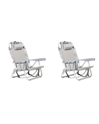 Pack 2 Sillas Traveler Gris