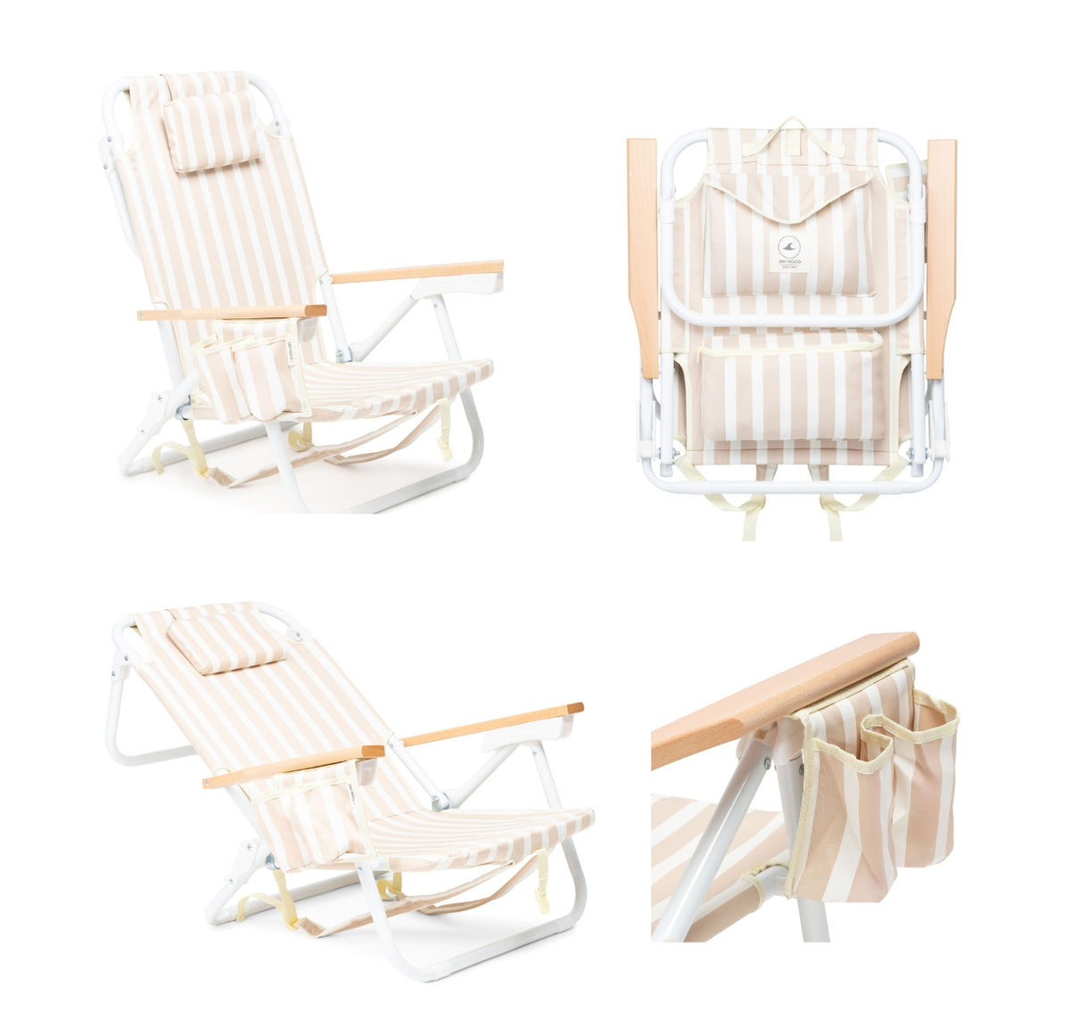 Caracteristicas Silla playa Vintage Beige Lineas