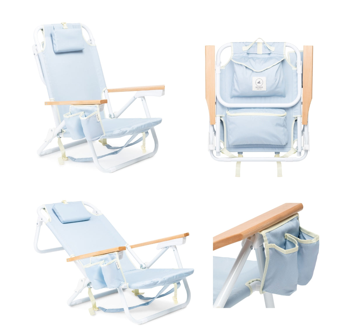 Caracteristicas Silla playa Vintage Celeste