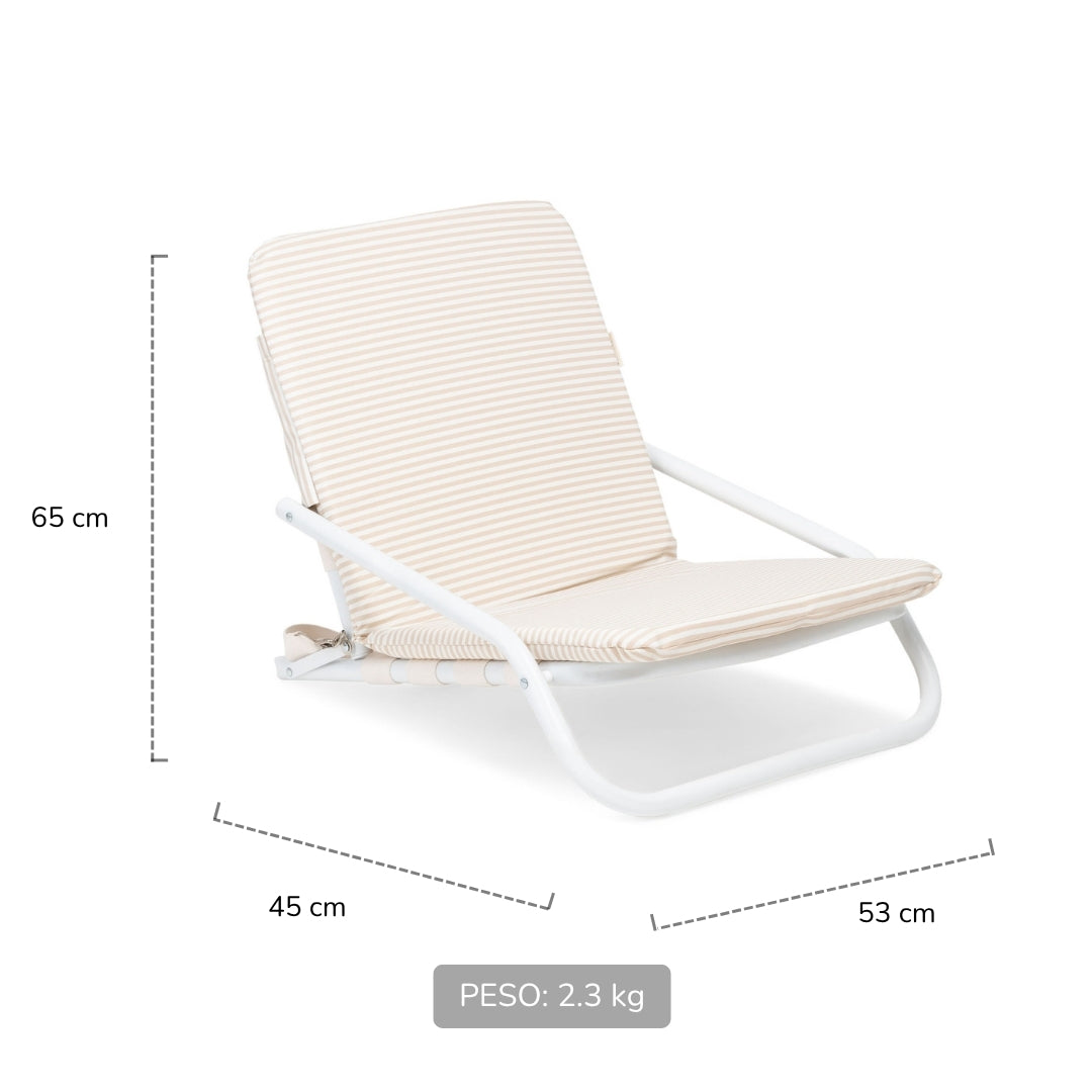 Silla de playa plegable