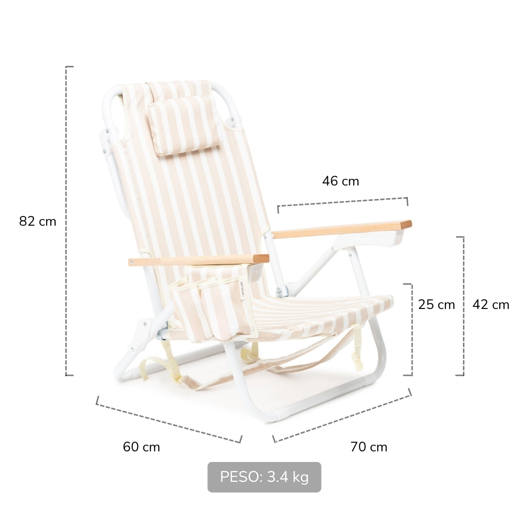 Silla de playa plegable