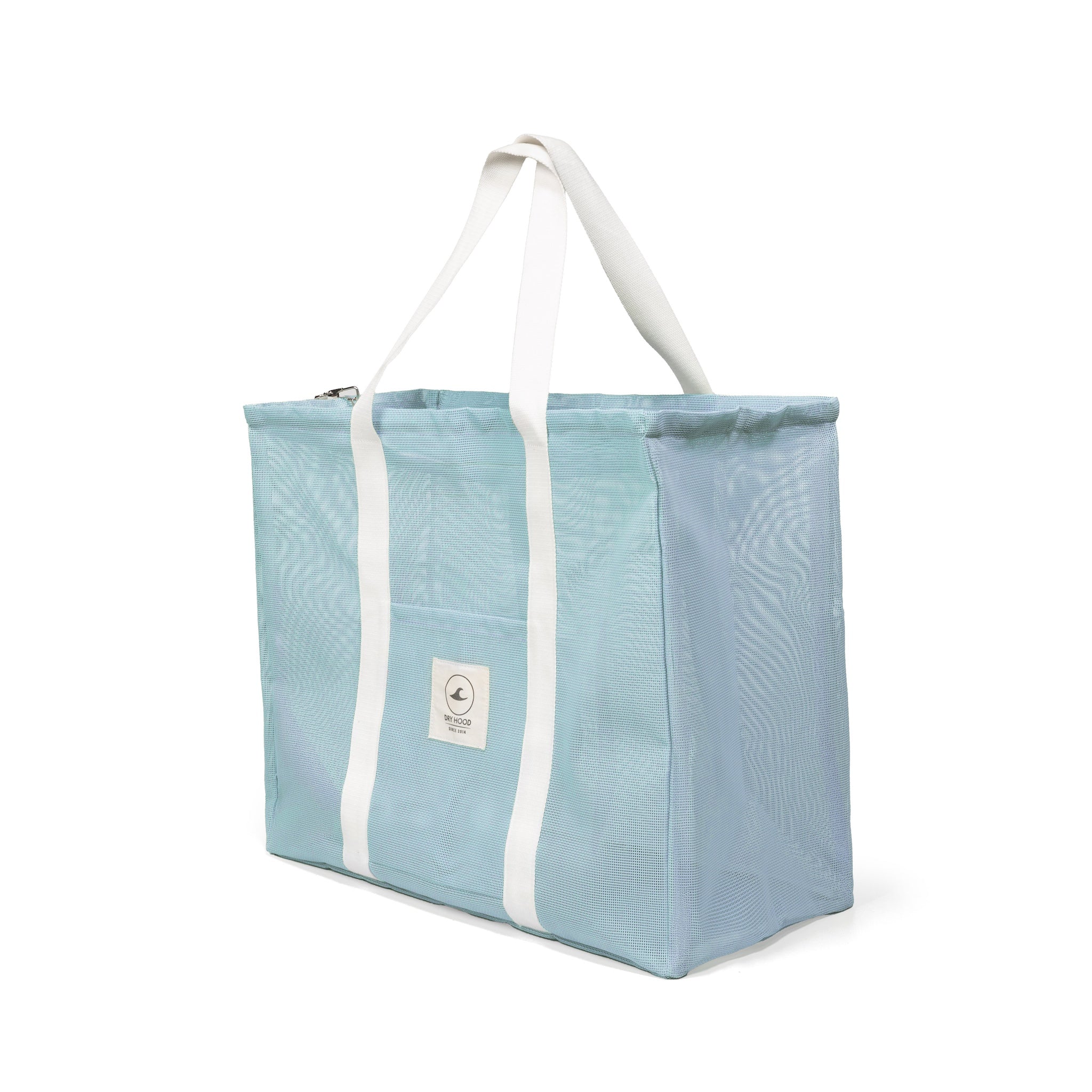 Bolso de playa celeste