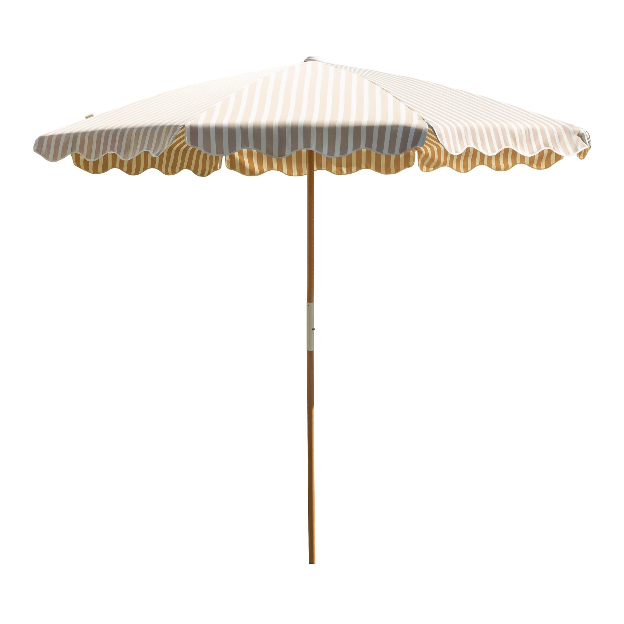 Quitasol de terraza beige