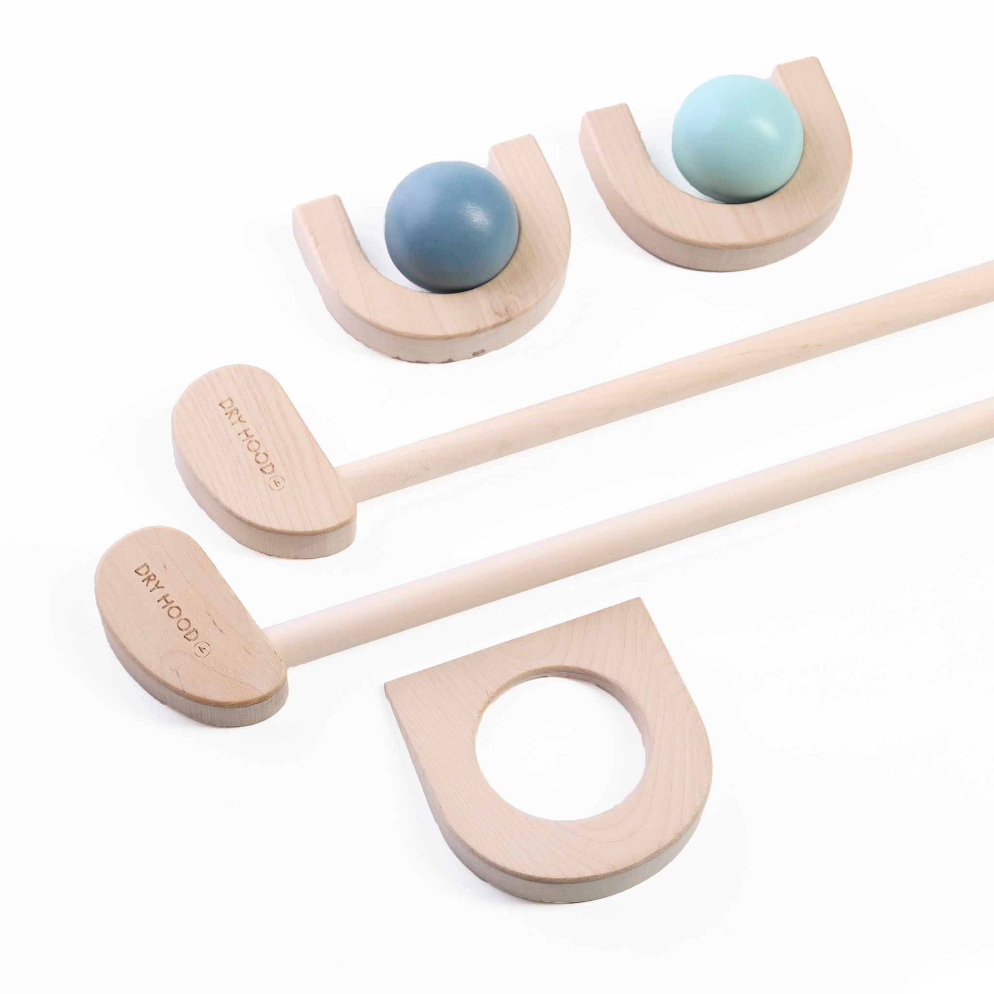 palo de golf de madera para niños