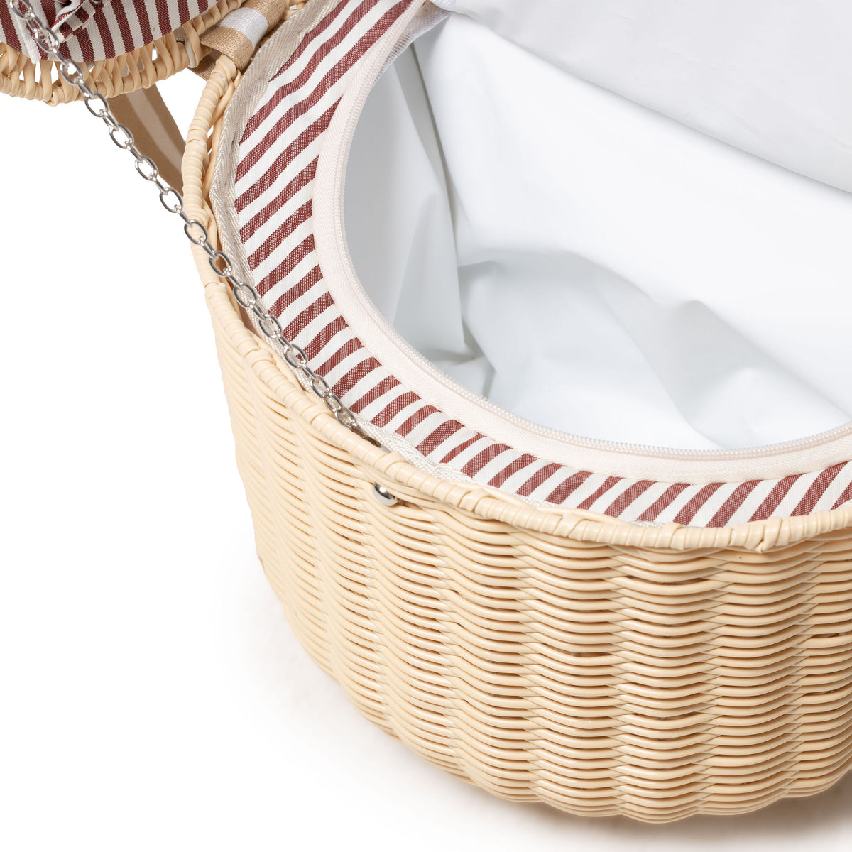 Canasto Picnic rattan para 4 personas con cooler