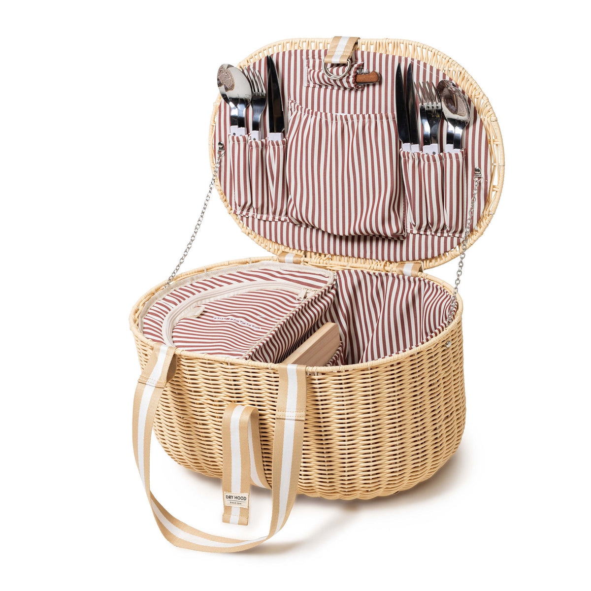 Canasto Picnic rattan para 4 personas 