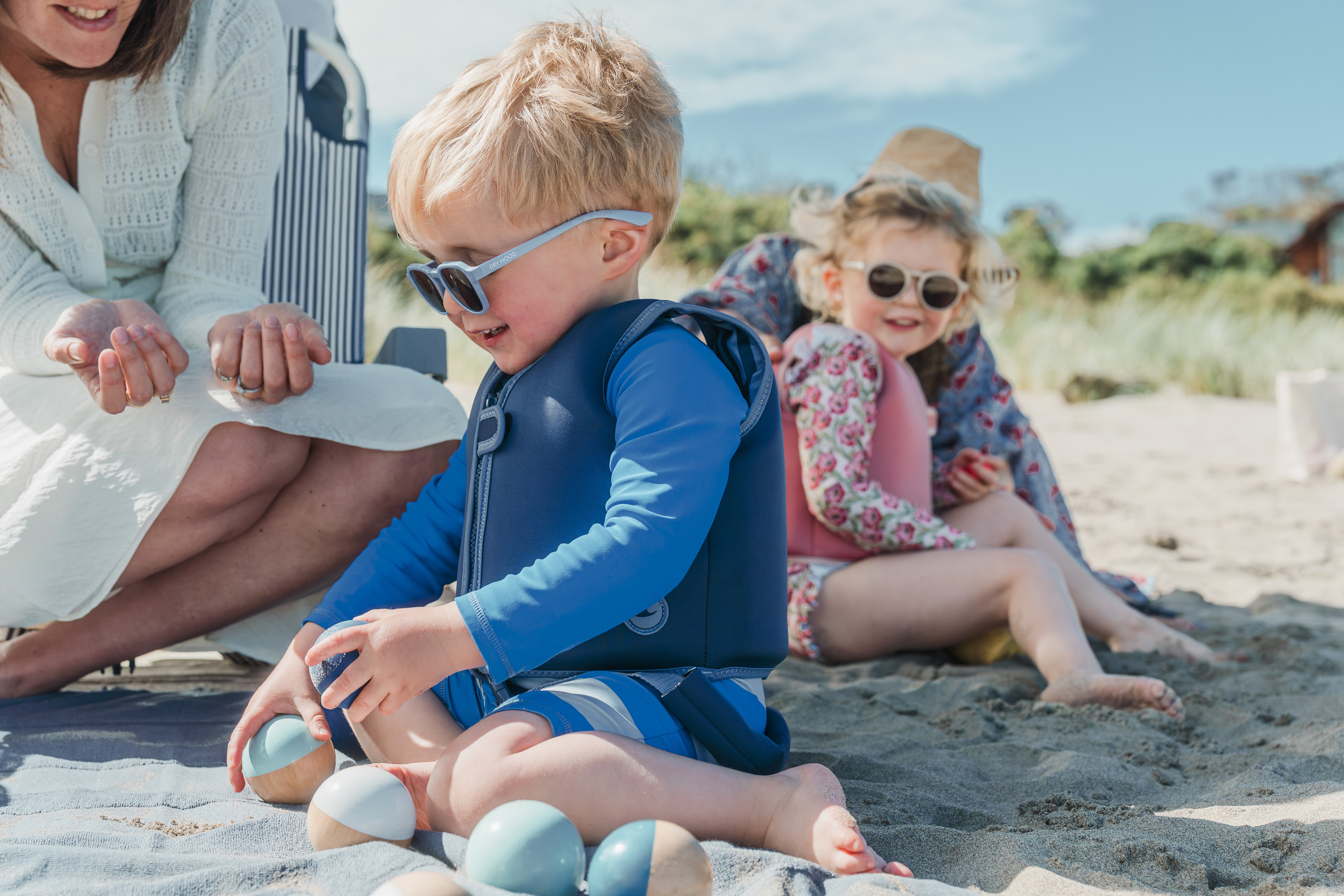 juego de pelotas de madera