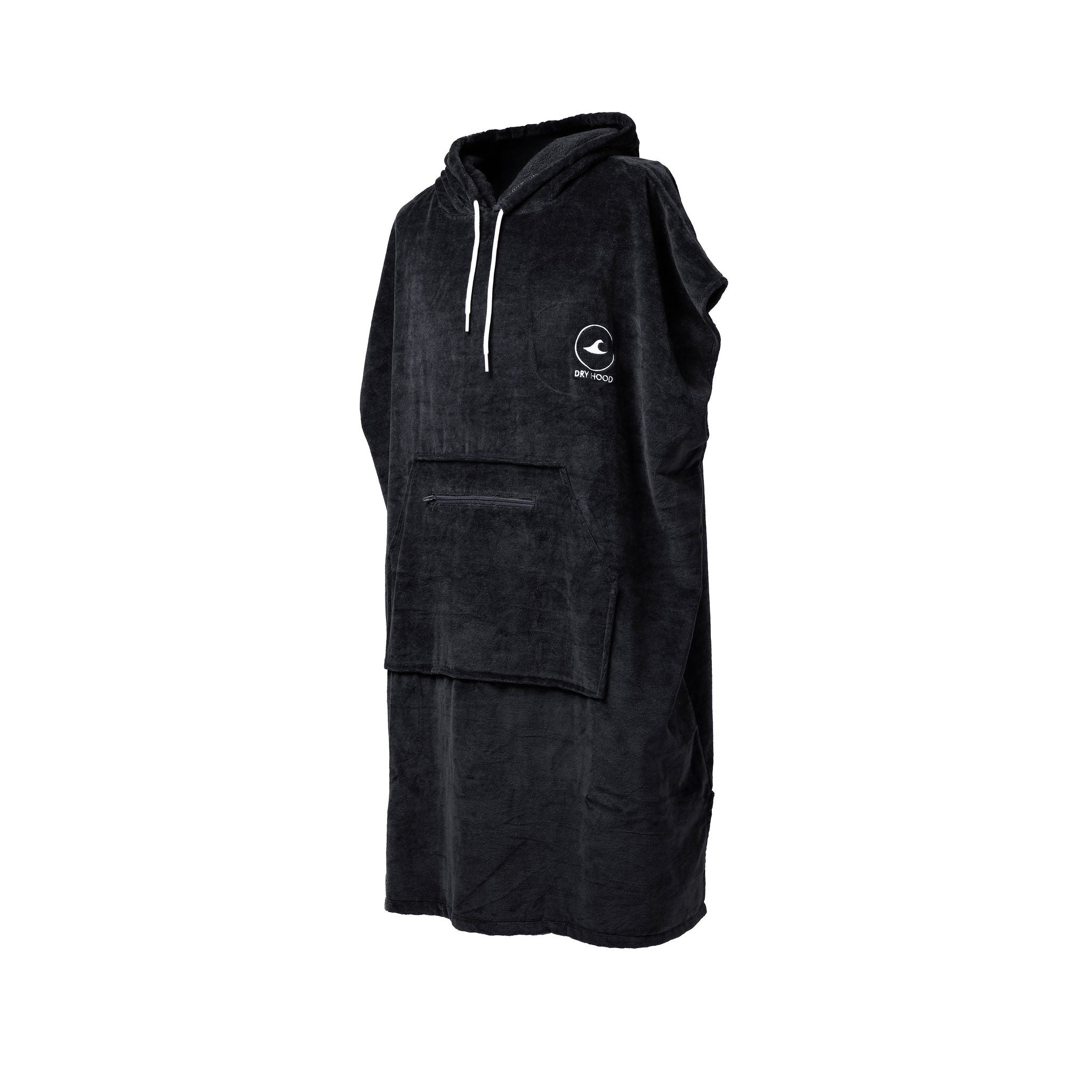 Poncho toalla surf negro