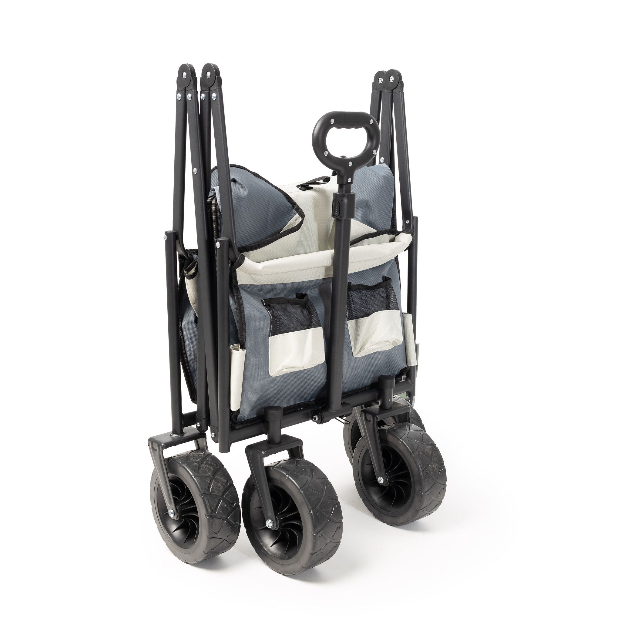 carrito plegable de playa griis