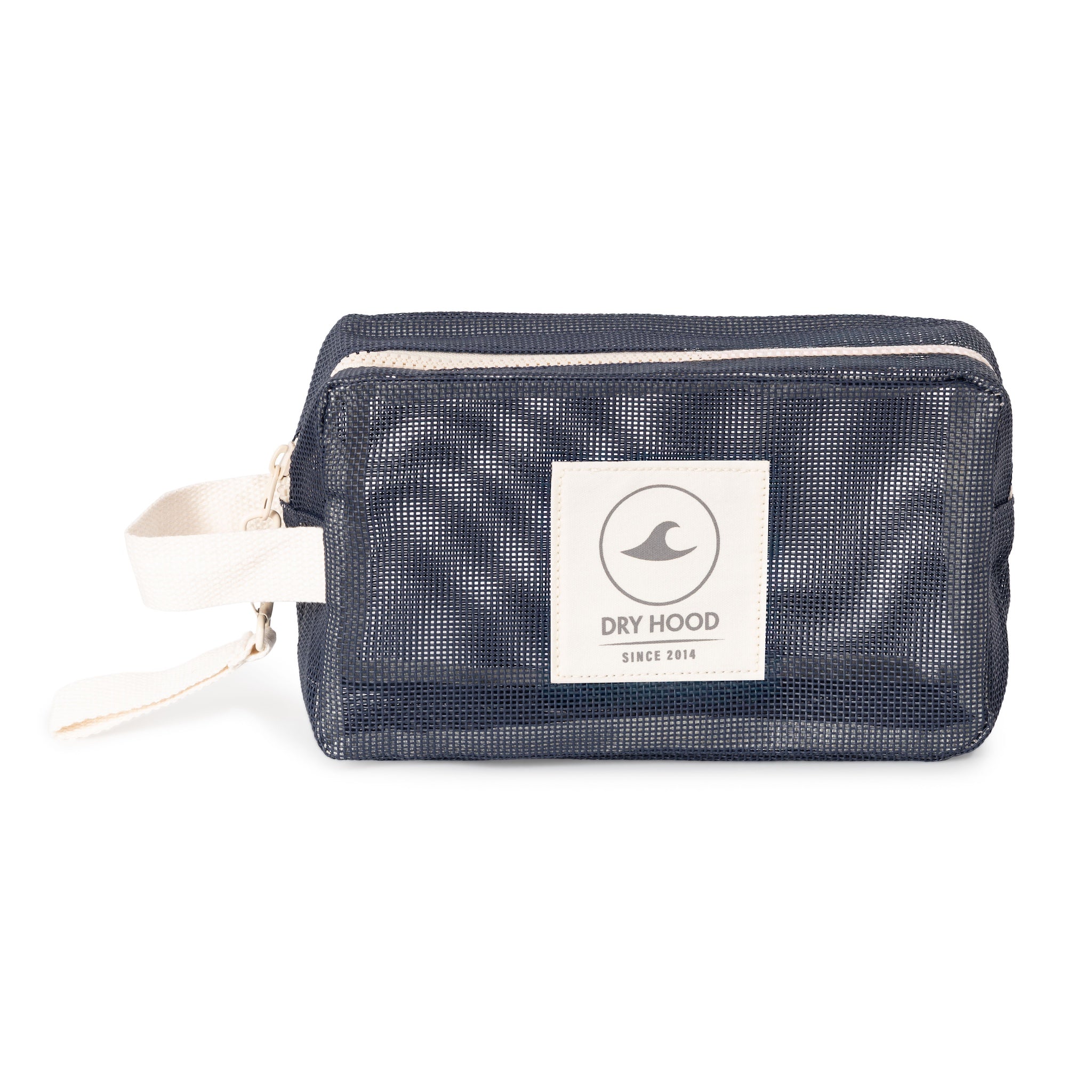 estuche de malla azul