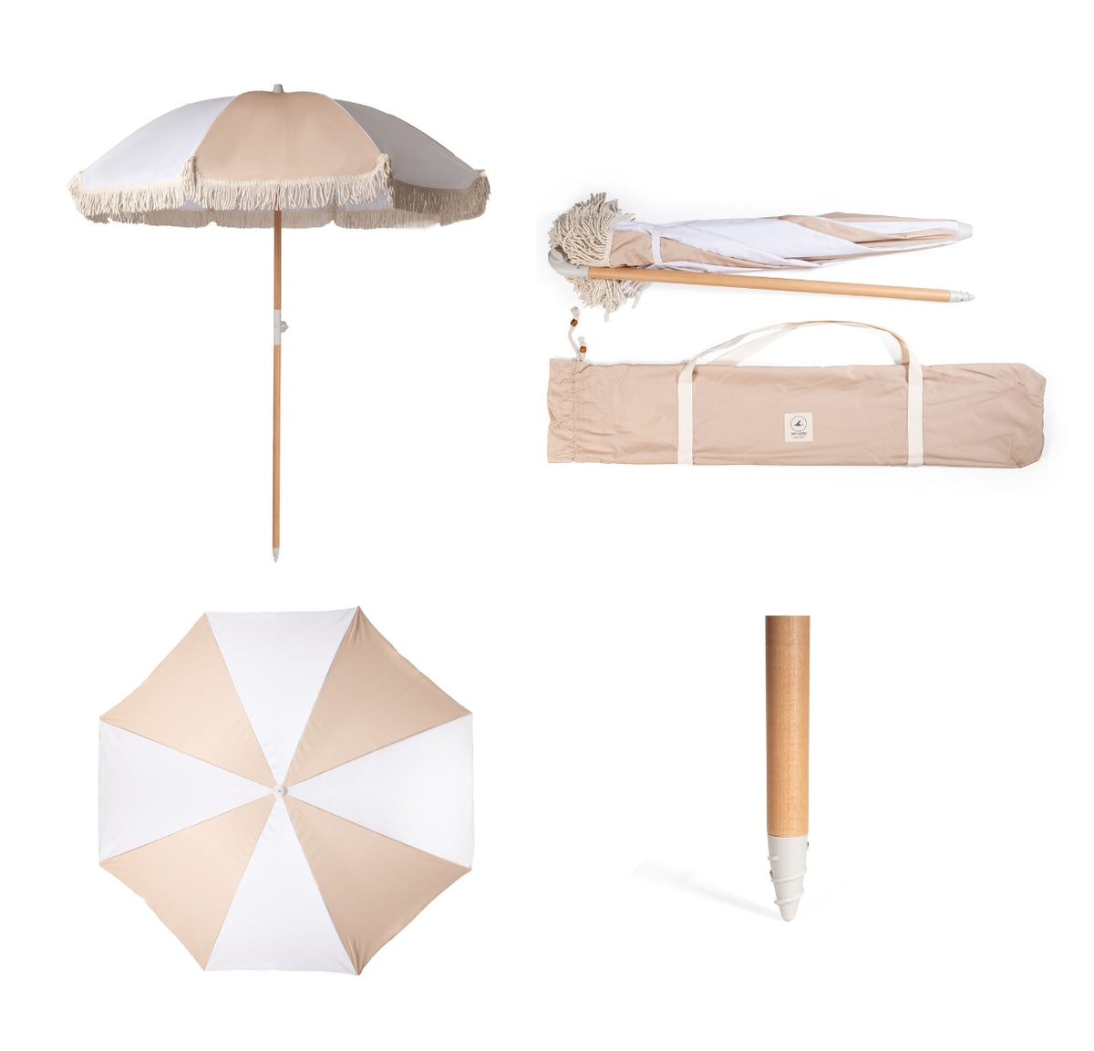 Caracteristicas Quitasol de Playa Premium Beige