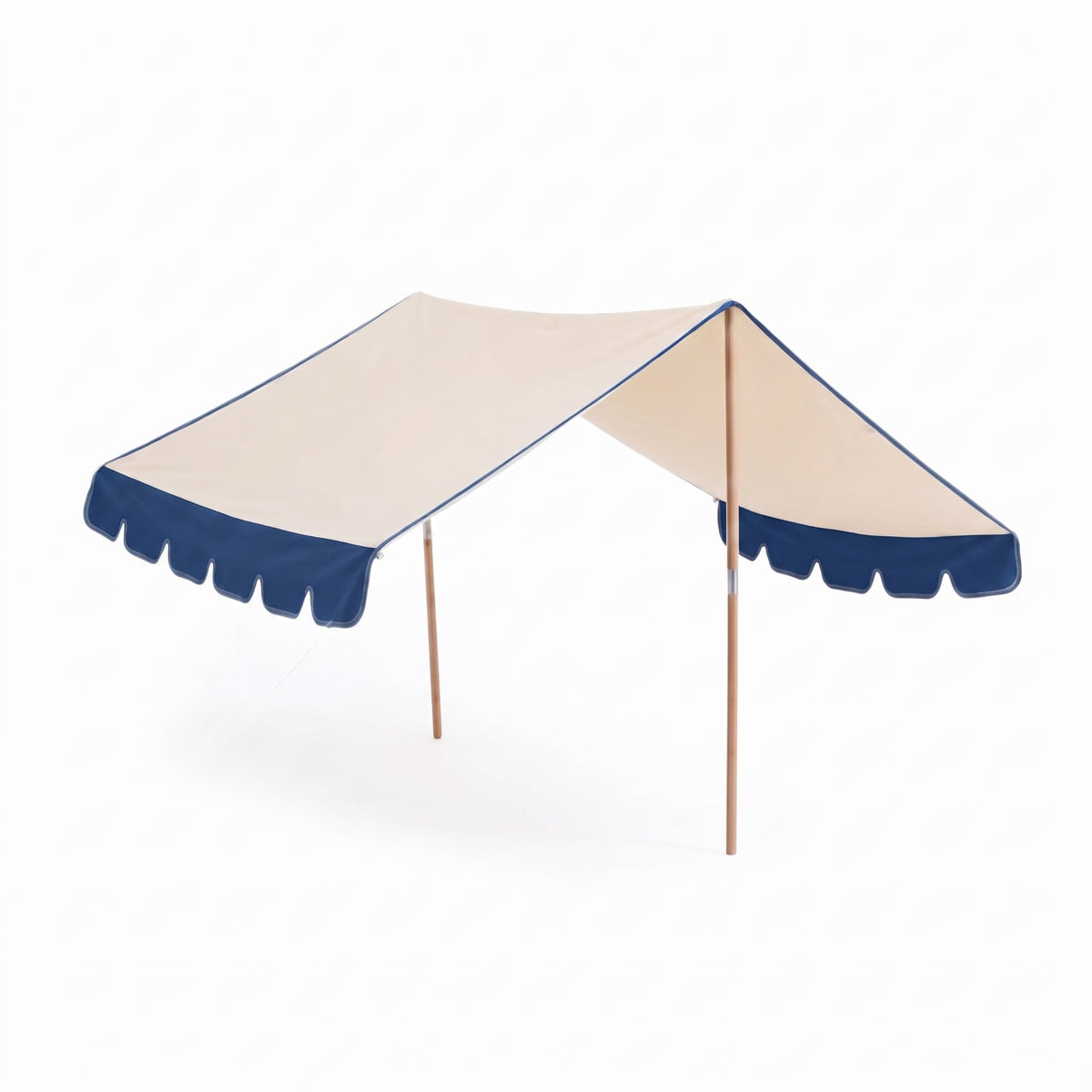 Toldo de playa Soleil Crema Azul
