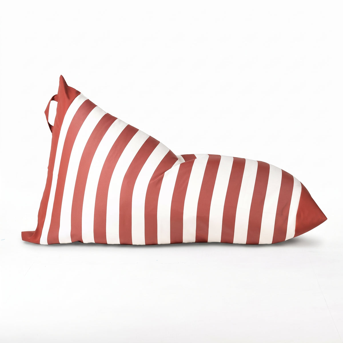 Puff de Exterior Riviera Rojo Lineas