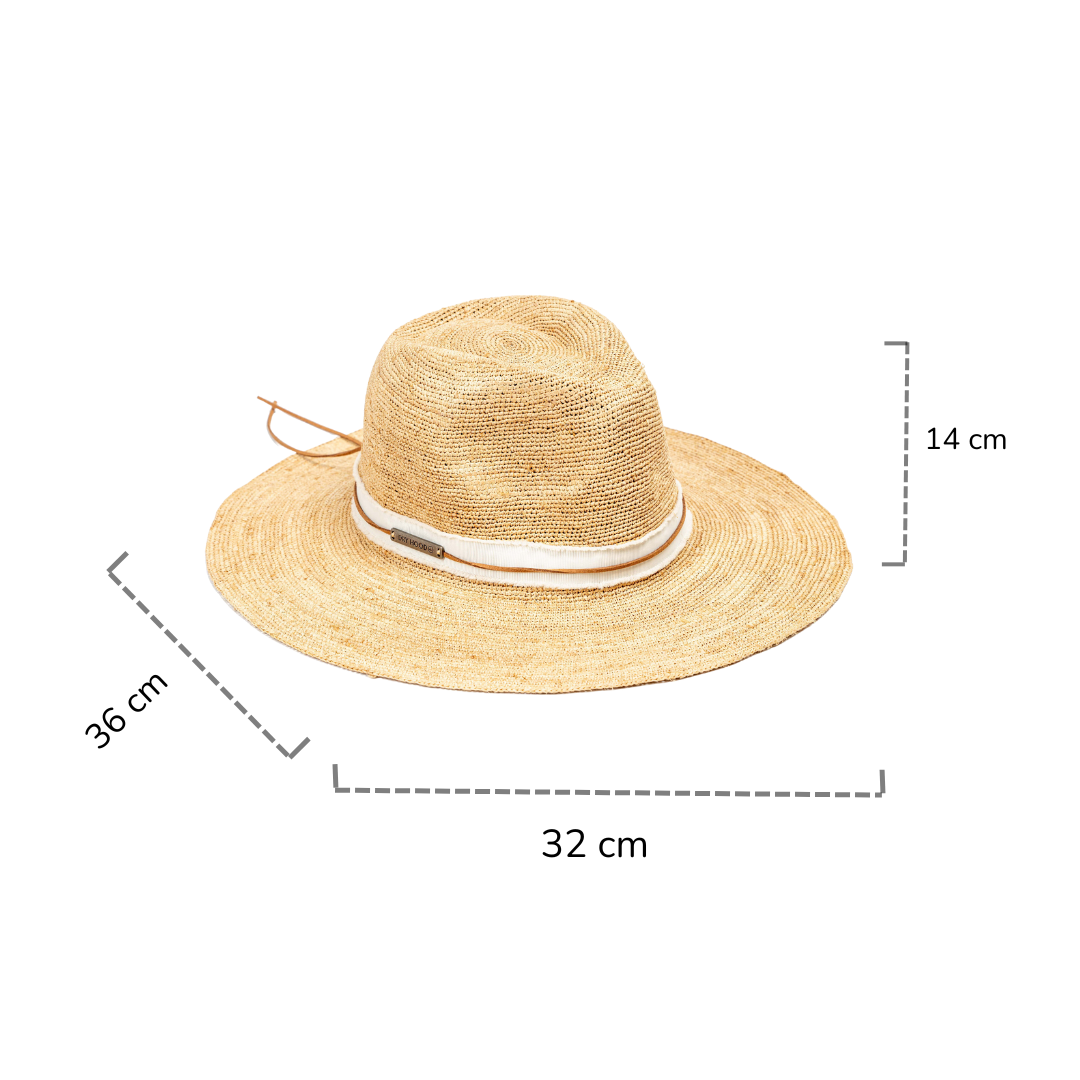 Sombrero Playa Portofino Crema