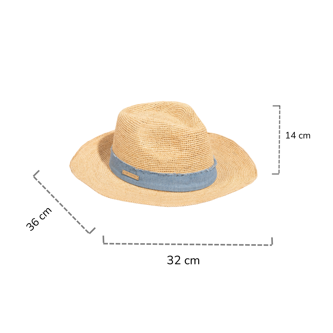 Sombrero Playa Portofino Azul
