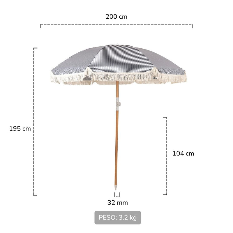 quitasol de playa medidas