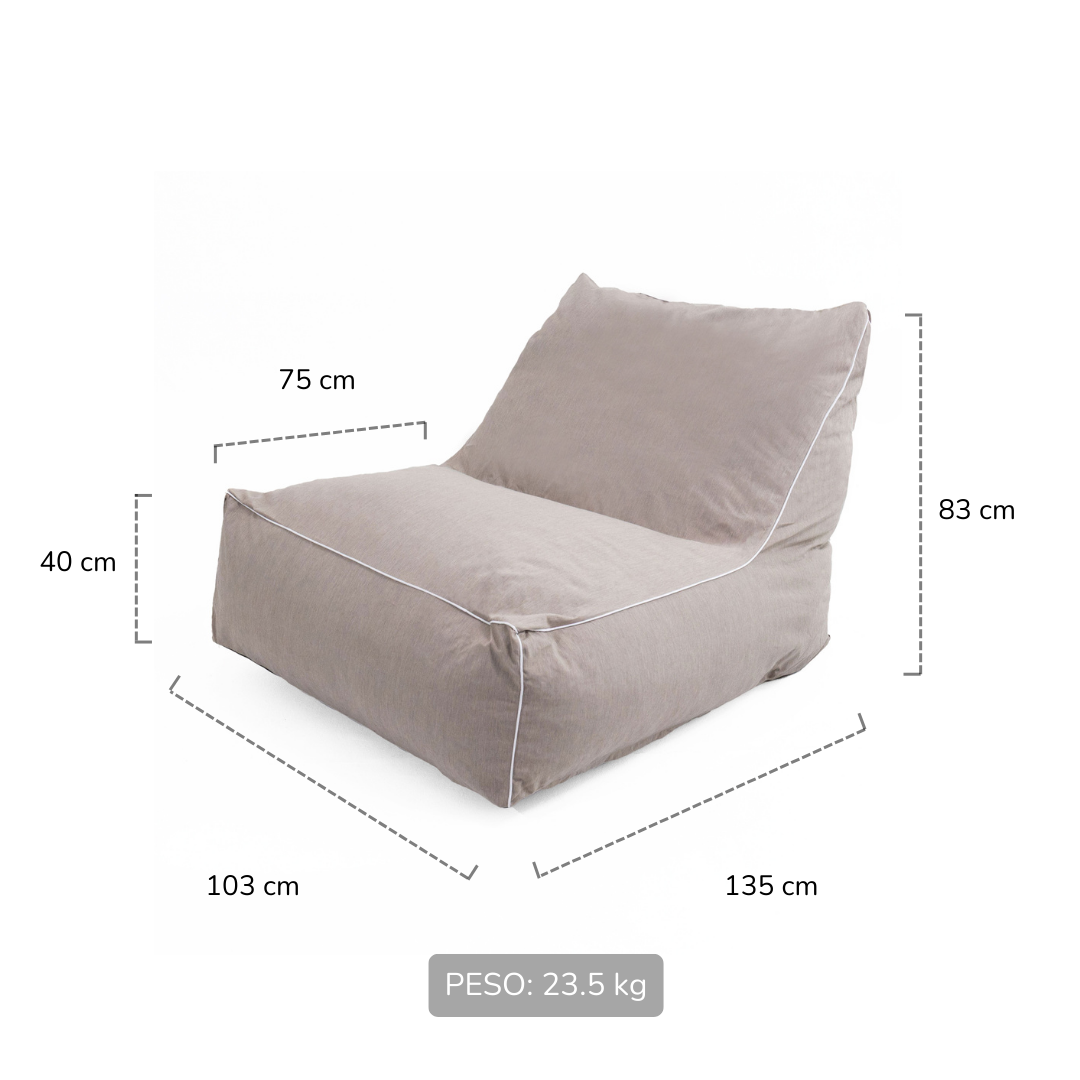 Sillón Exterior Cannes Beige