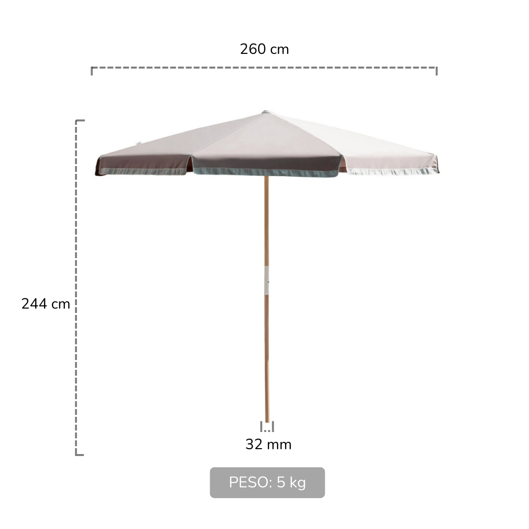 Quitasol de Terraza Lifetime Beige