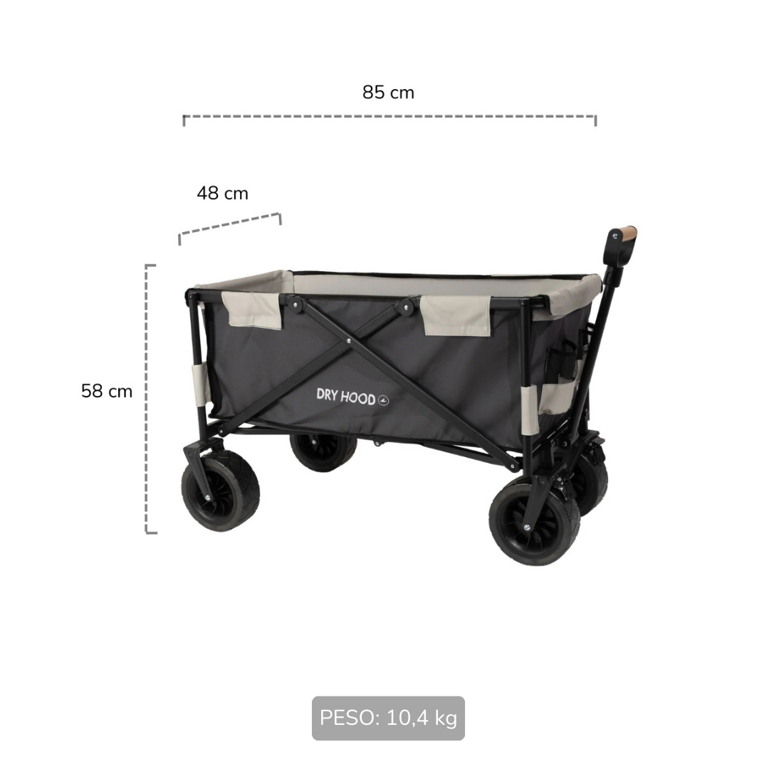 Carrito de Playa Discovery Gris