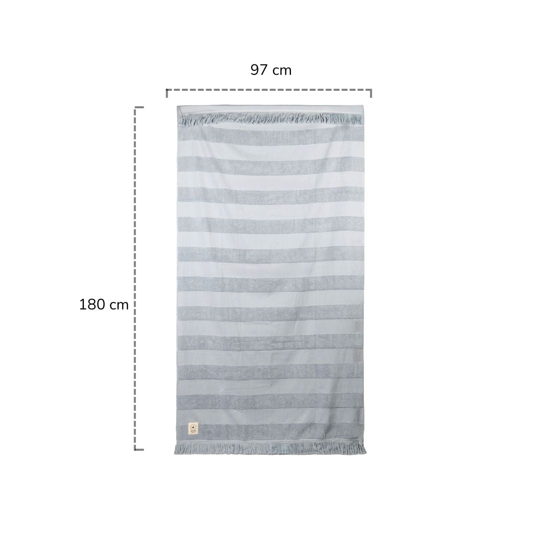 toalla celeste 97x180cm